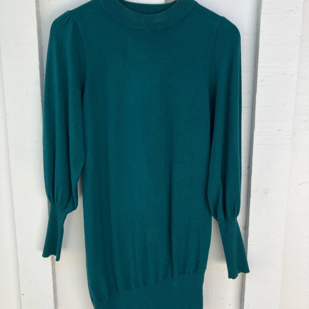 Betsey Johnson Teal Asymmetrical Dress